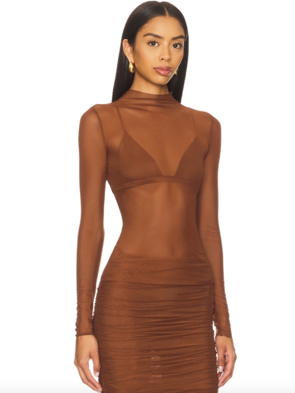 SEROYA Raffaella Mesh Top - Picture 2 of 3